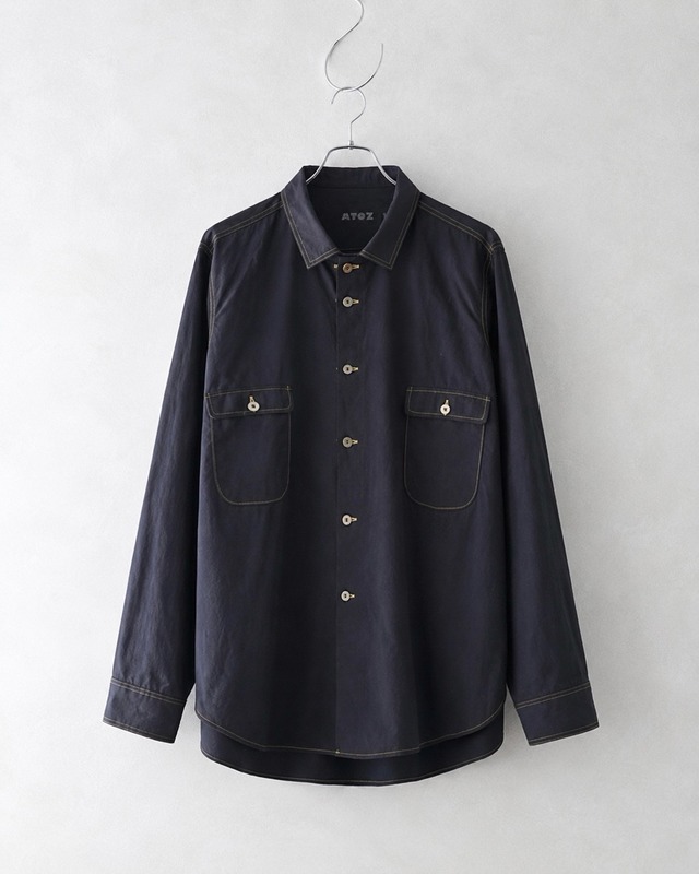 ATOZ ATOZ SHIRT NAVY