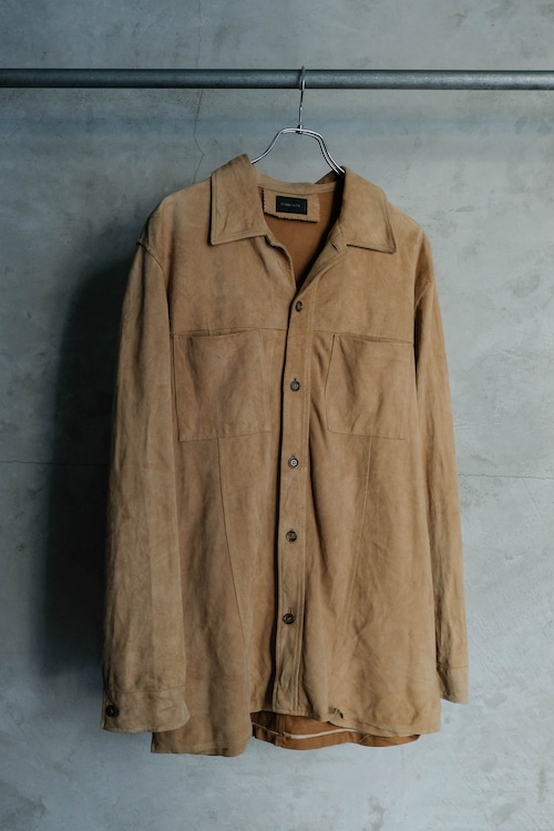 イタリア TOMBOLINI スウェードシャツ①