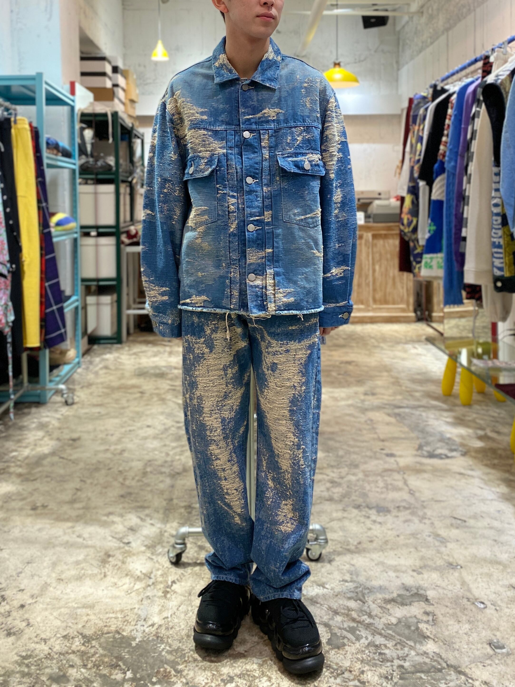 TAAKK / REGULAR DENIM PANTS / INDIGO BREACH | ふぁいん