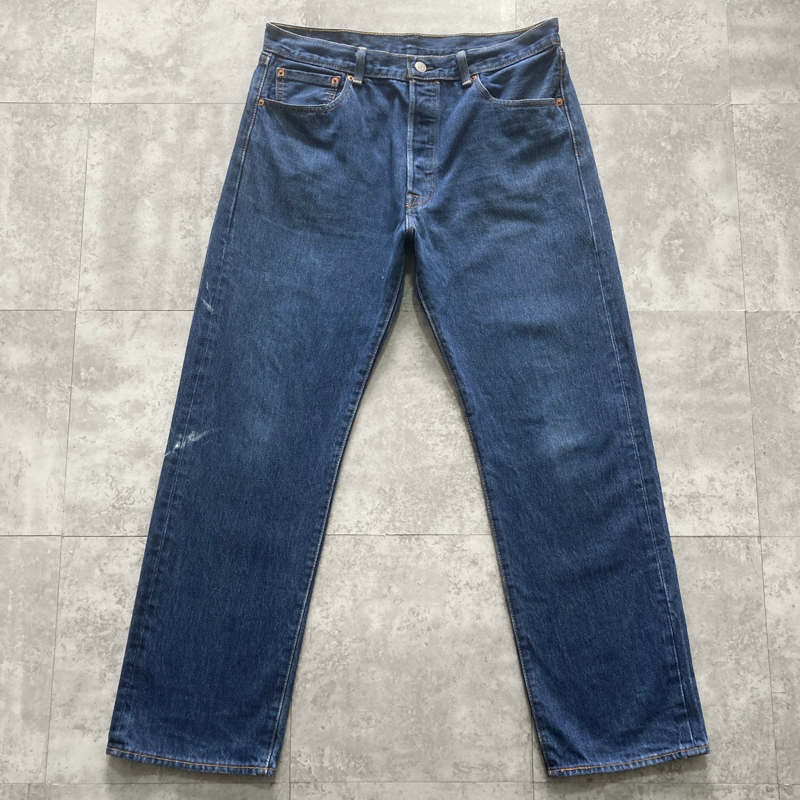 W35 L32】Levis 501 リーバイス ボタンフライ 縦落ち ヒゲ デニム