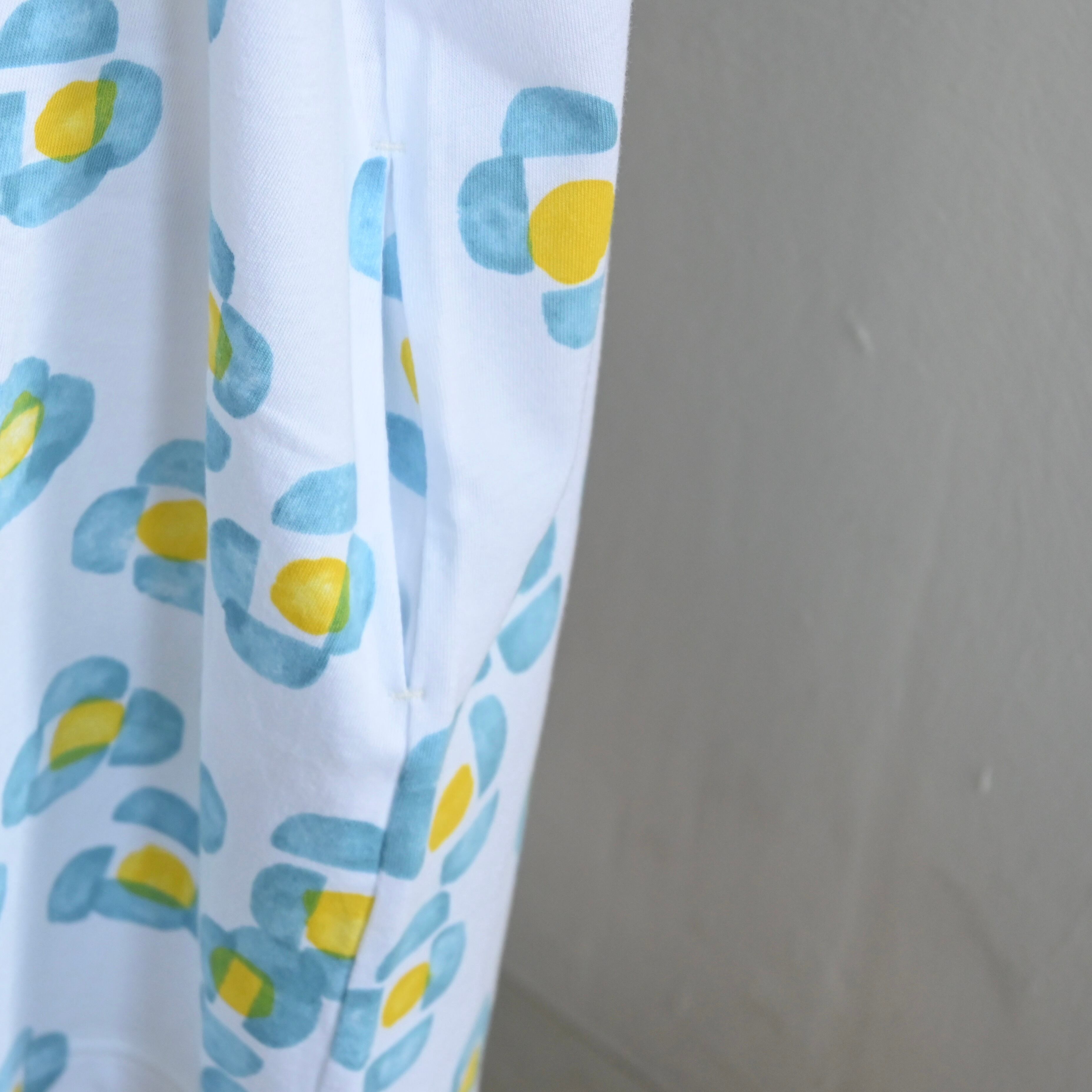 ミナペルホネン　キッズ　flower mist ワンピース mina perhonen 2023SS》flower mist ワンピース / white / 110-140cm