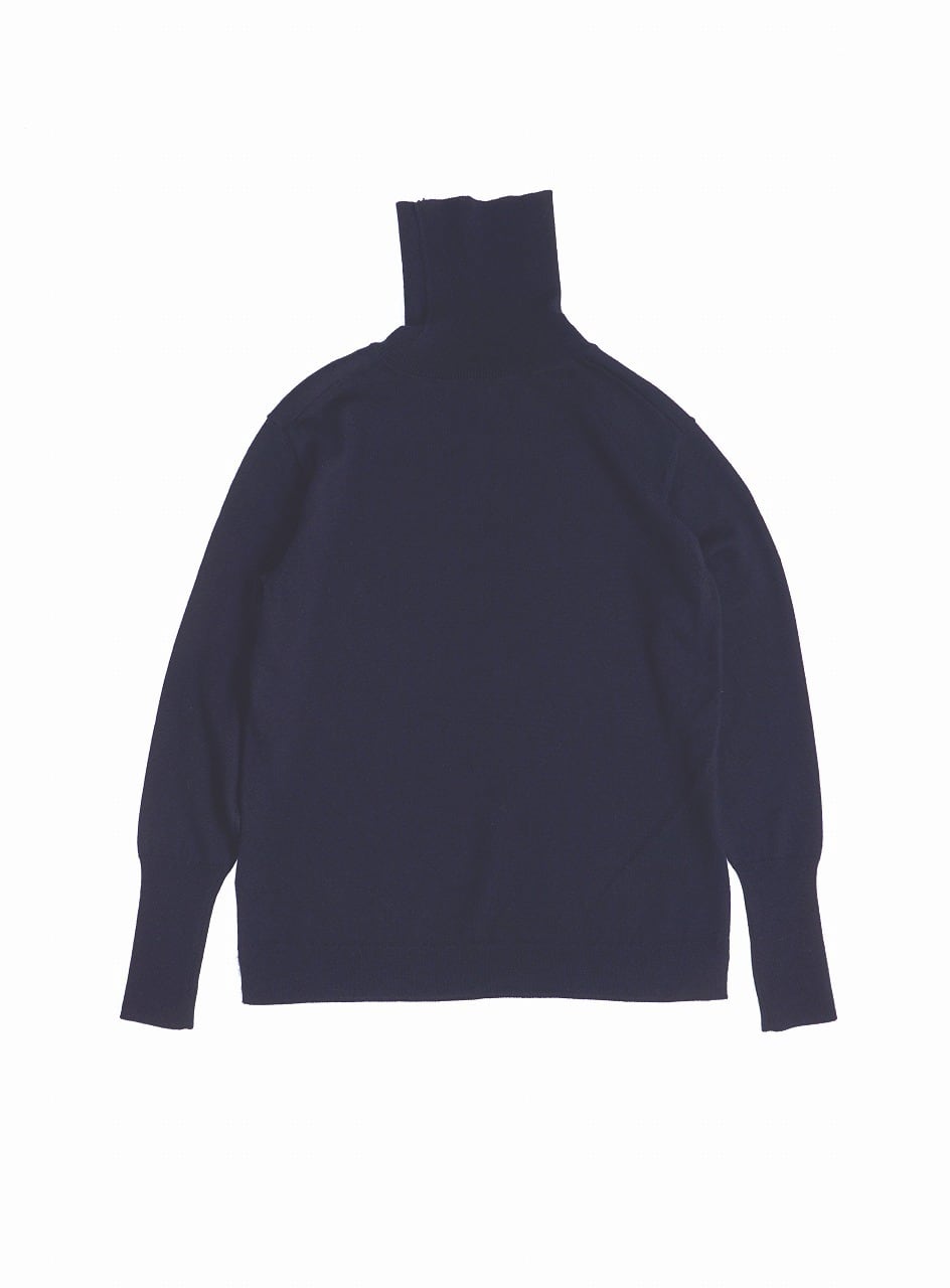 Cashmere Silk High Neck P/O