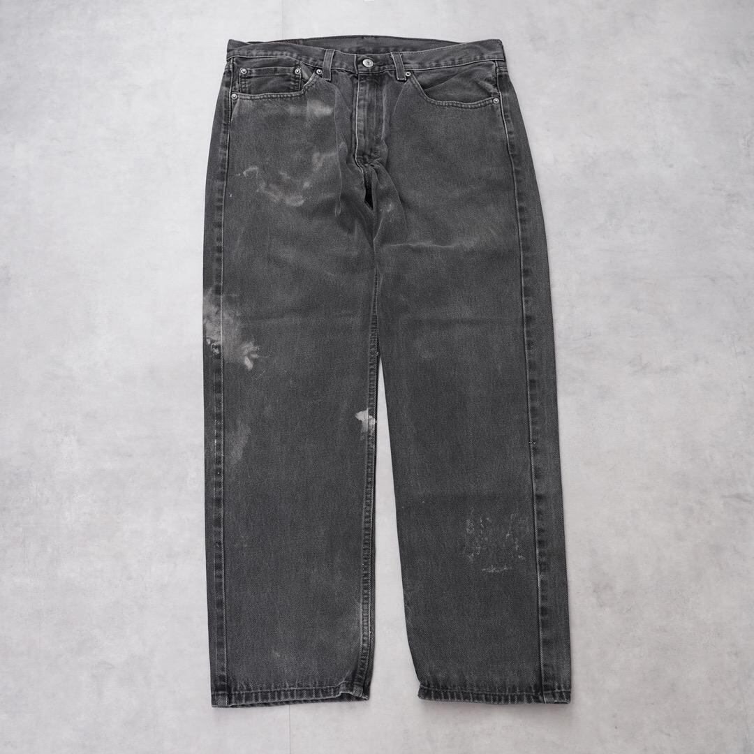 リーバイス505 W36 ブラックデニムパンツ 黒 ボトム 00s 11288 Levi's 505 デニムパンツ W36 ブラック リーバイス ジップアップ