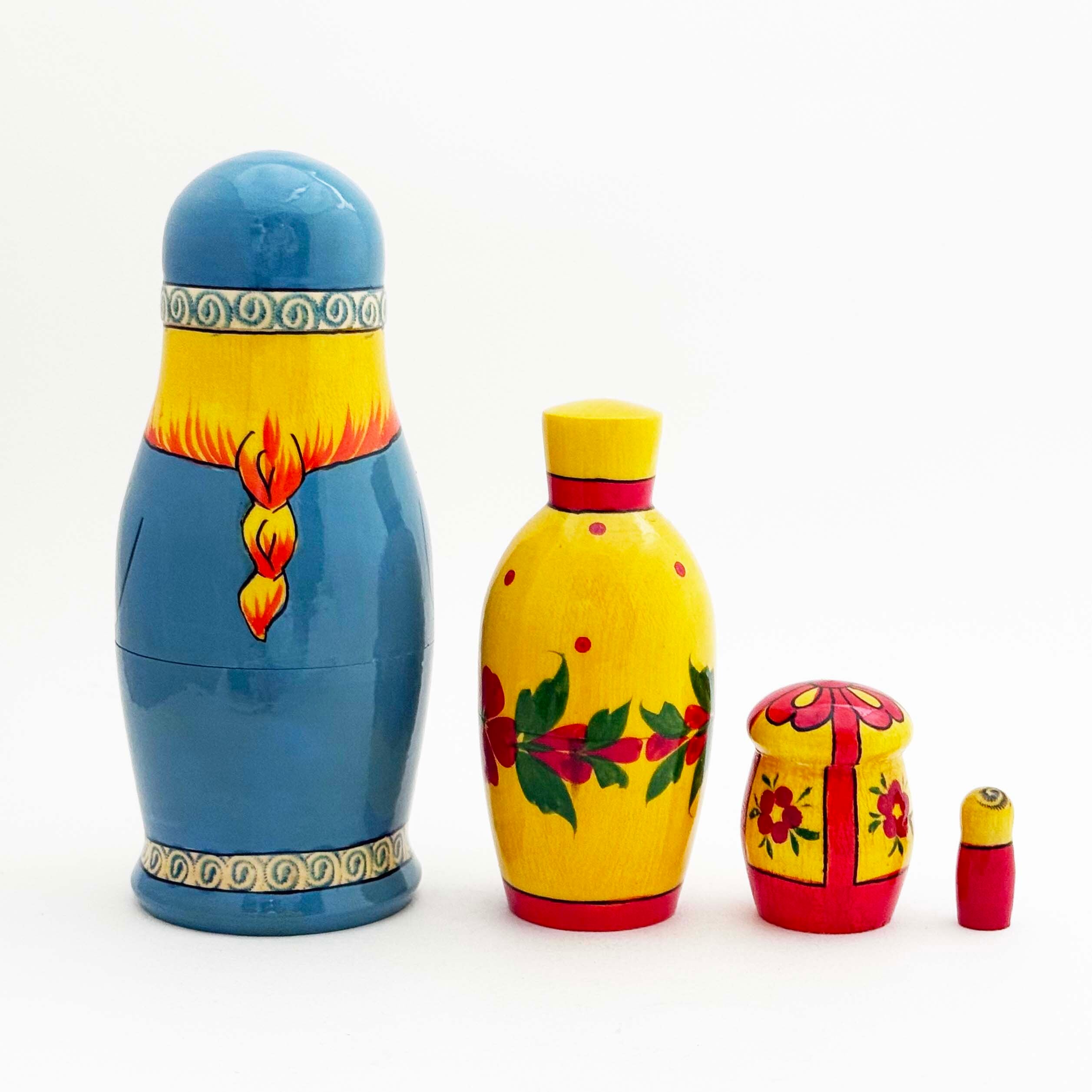 雪娘マトリョーシカ（セミョーノフ産/4個組）