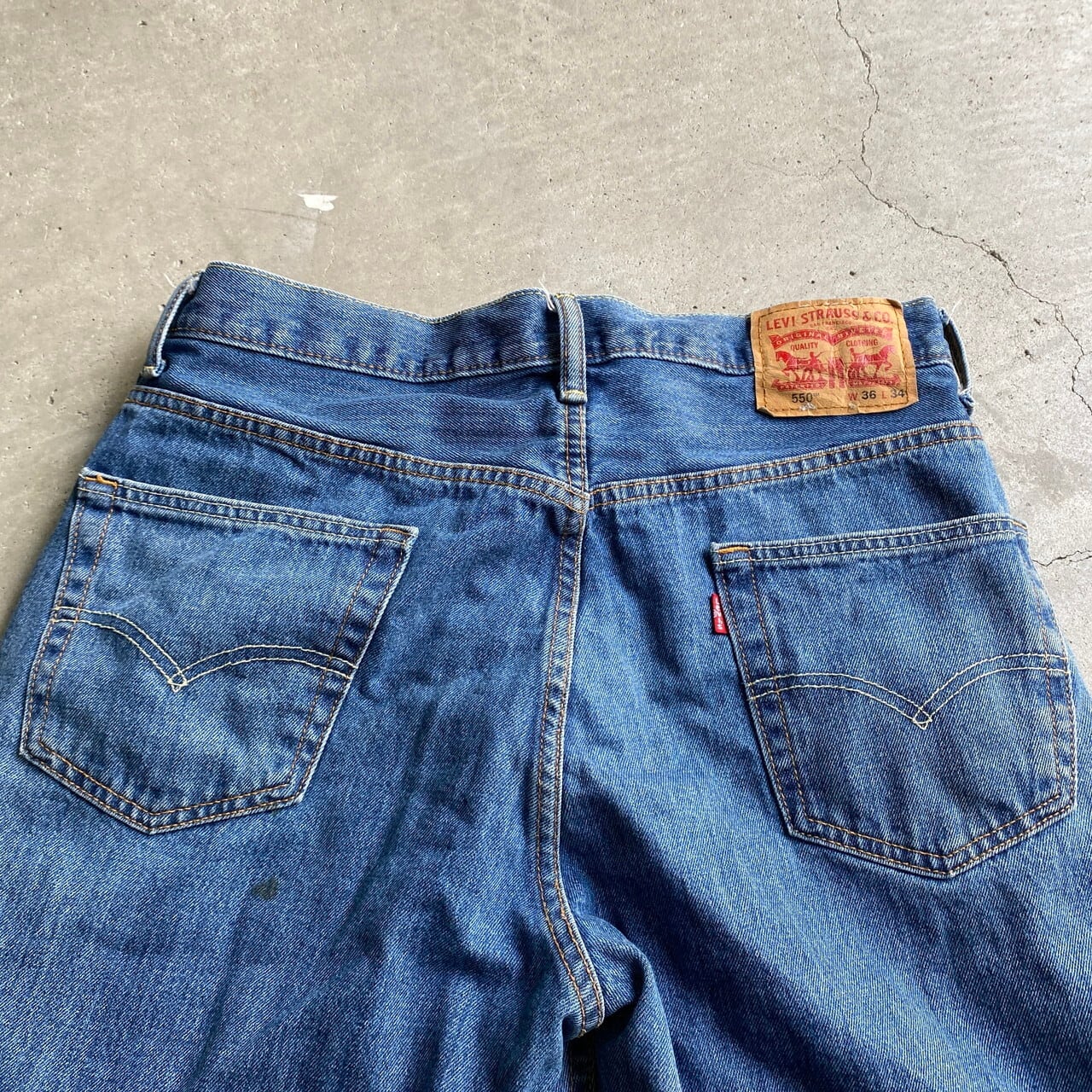 Levi's リーバイス 550 テーパード ワイド バギー デニムパンツ