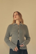DU240726 Shaggy knit cardigan tops【残り5点】