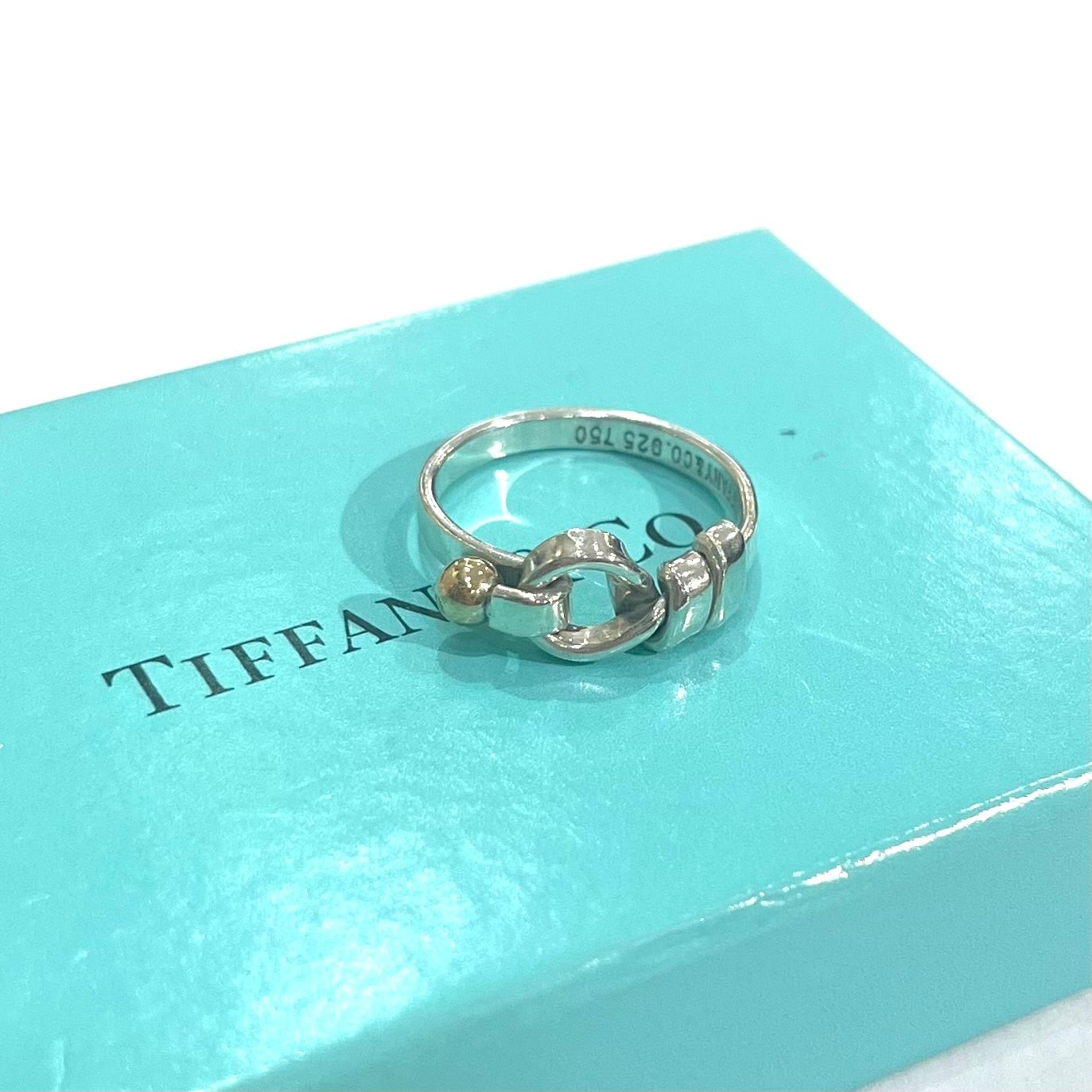TIFFANY&CO.】 ティファニーアンドコー フック＆ノット コンビリング