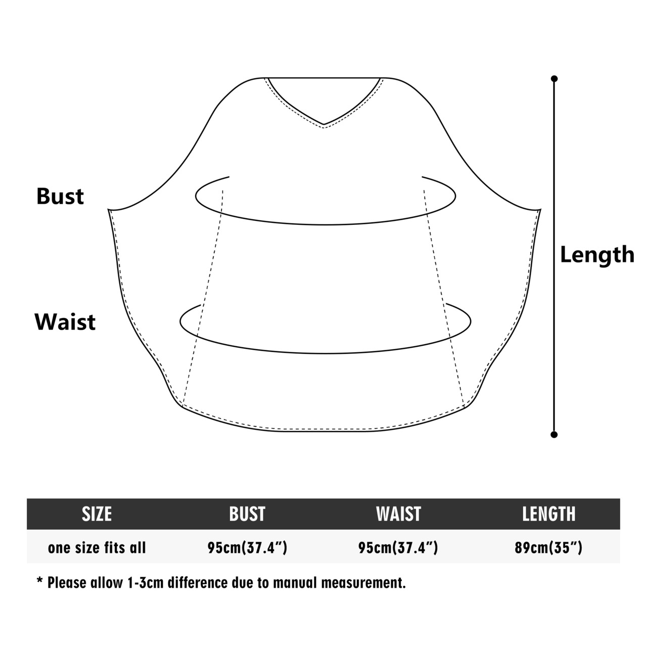 Women's V-Neck Plus Size Loose Dress 4853