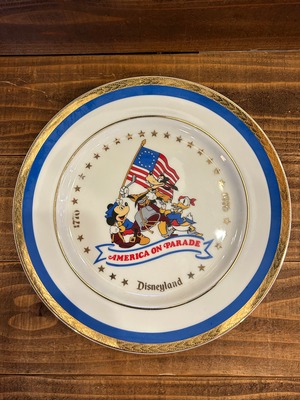 Vintage Disney American On Parade Collector Plate/ミッキーマウス 絵皿 プレート ビンテージ
