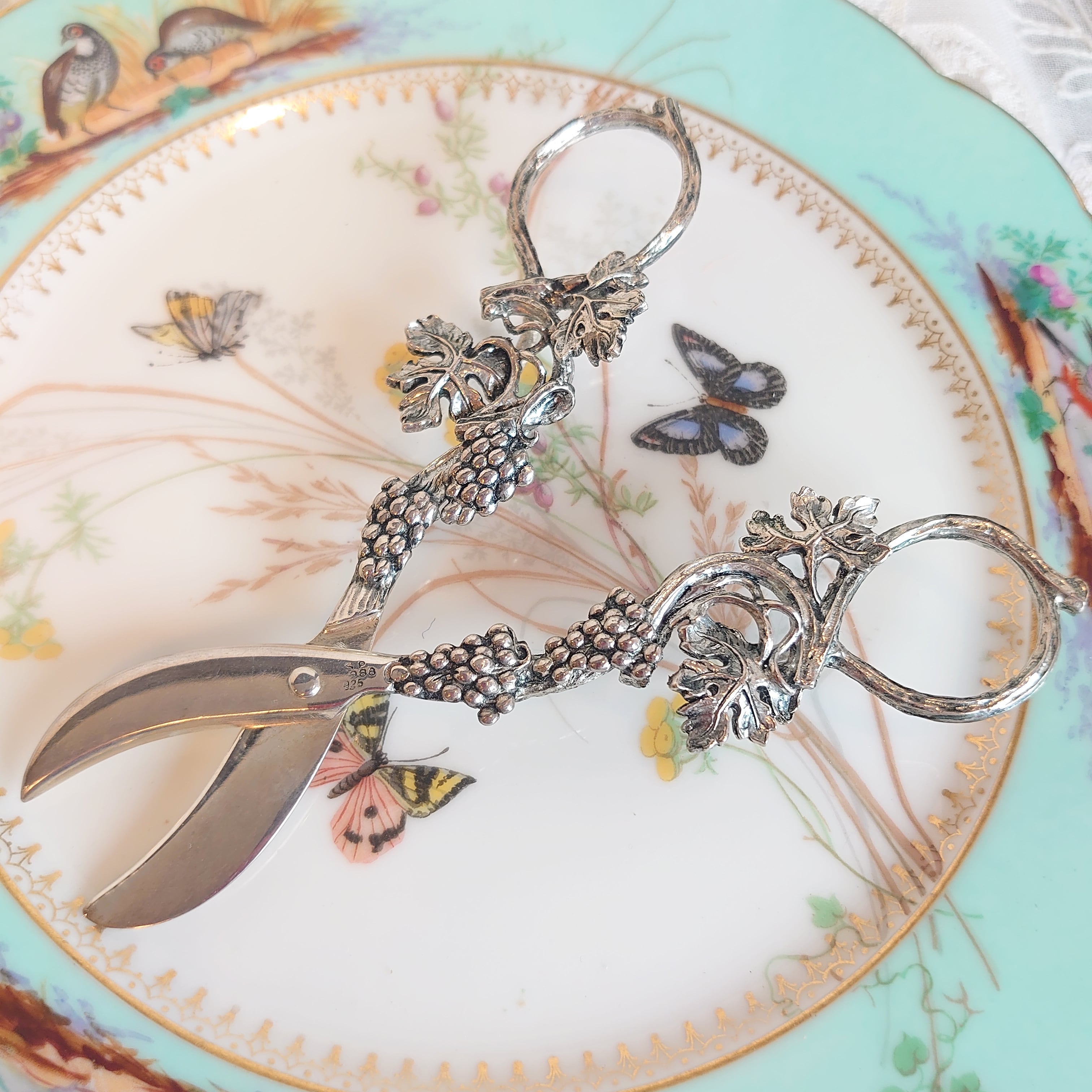 スターリングシルバー グレープシザー | アンティークショップ リベルテ