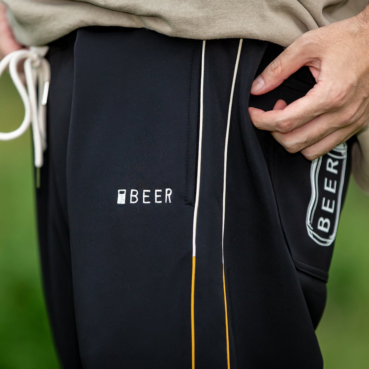 BEER ワンサイズ・サーカスパンツ ジャージ（男女兼用） | BEER