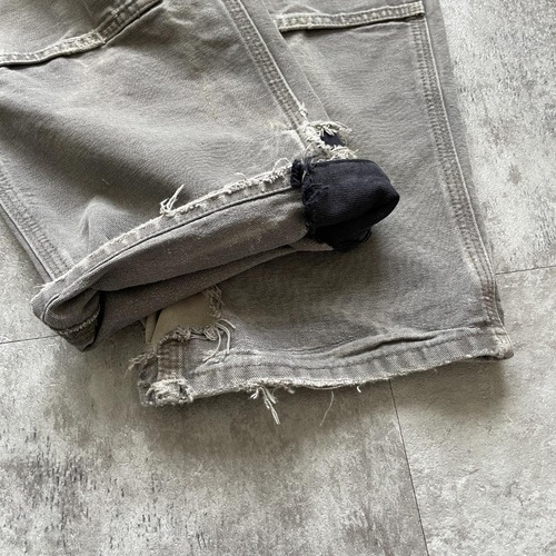 グレー ダブルニー Carhartt B136 GVL 32×32 詳細写真6