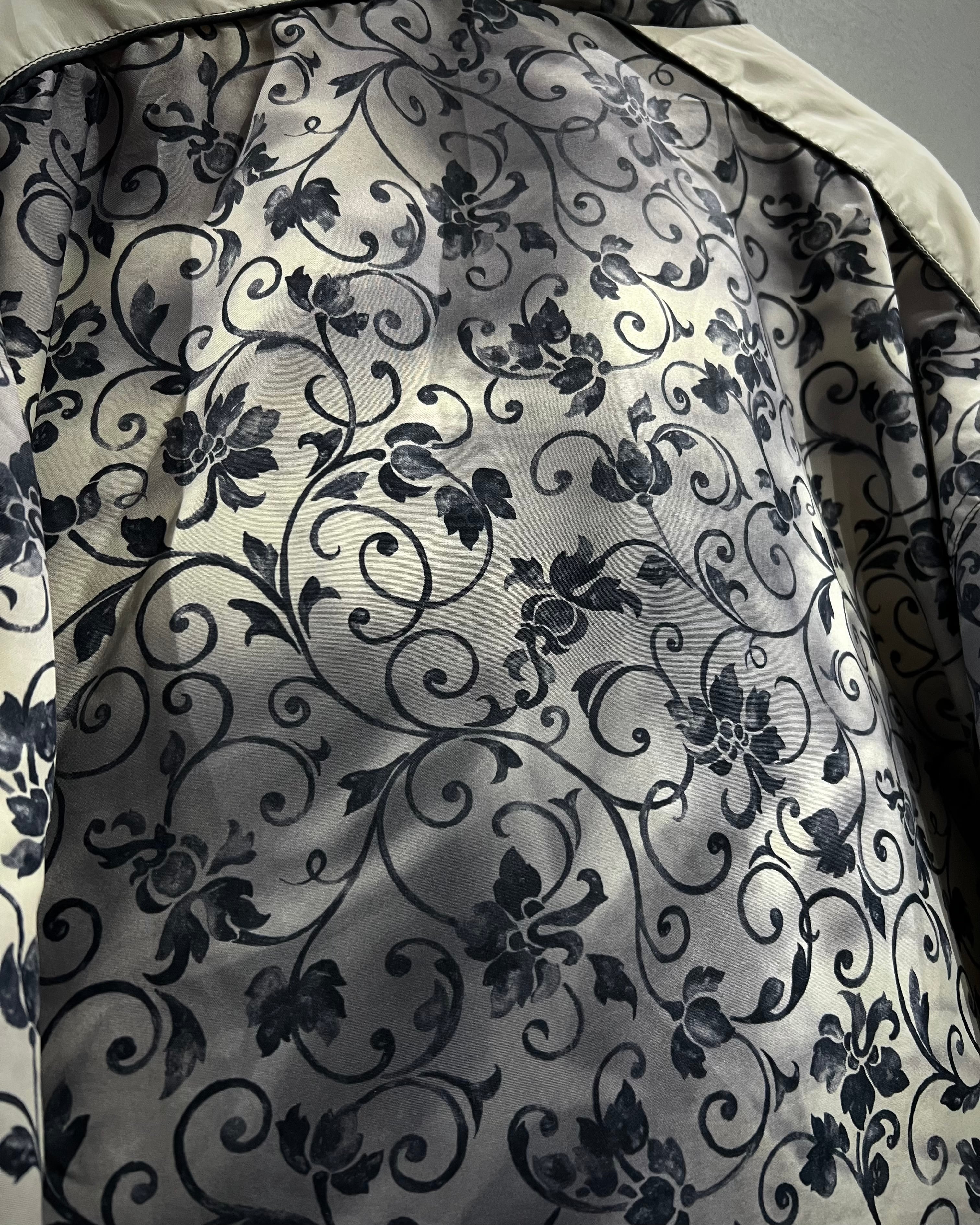 X VINTAGE】90's “Reebok” Botanical Pattern Track Jacket | Caka