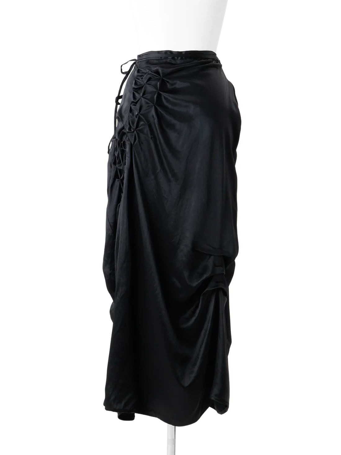 26SS】Create Clair クリエイトクレイル / HAKAMA WRAP SATIN SKIRT