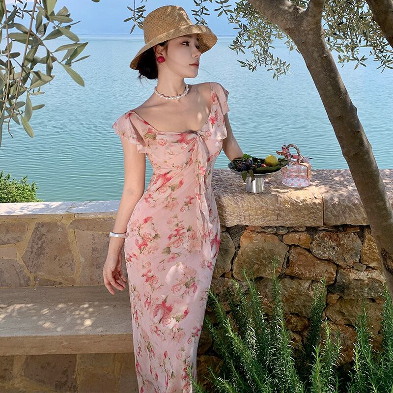 花柄ワンピース | nanastyle