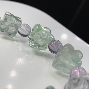 3こんぺいとうフローライトブレスレット