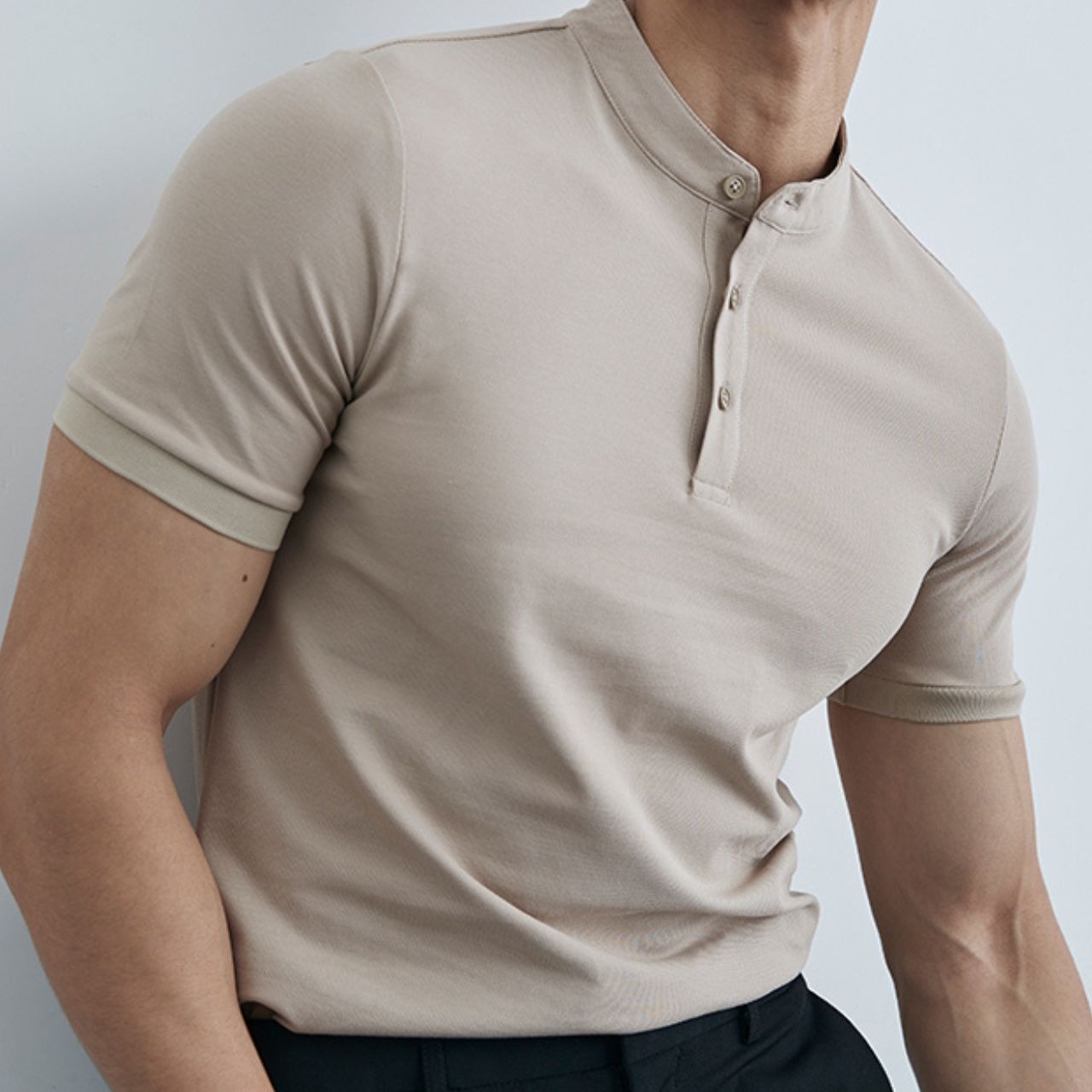 ヘンリーネックTシャツ　MT0210007