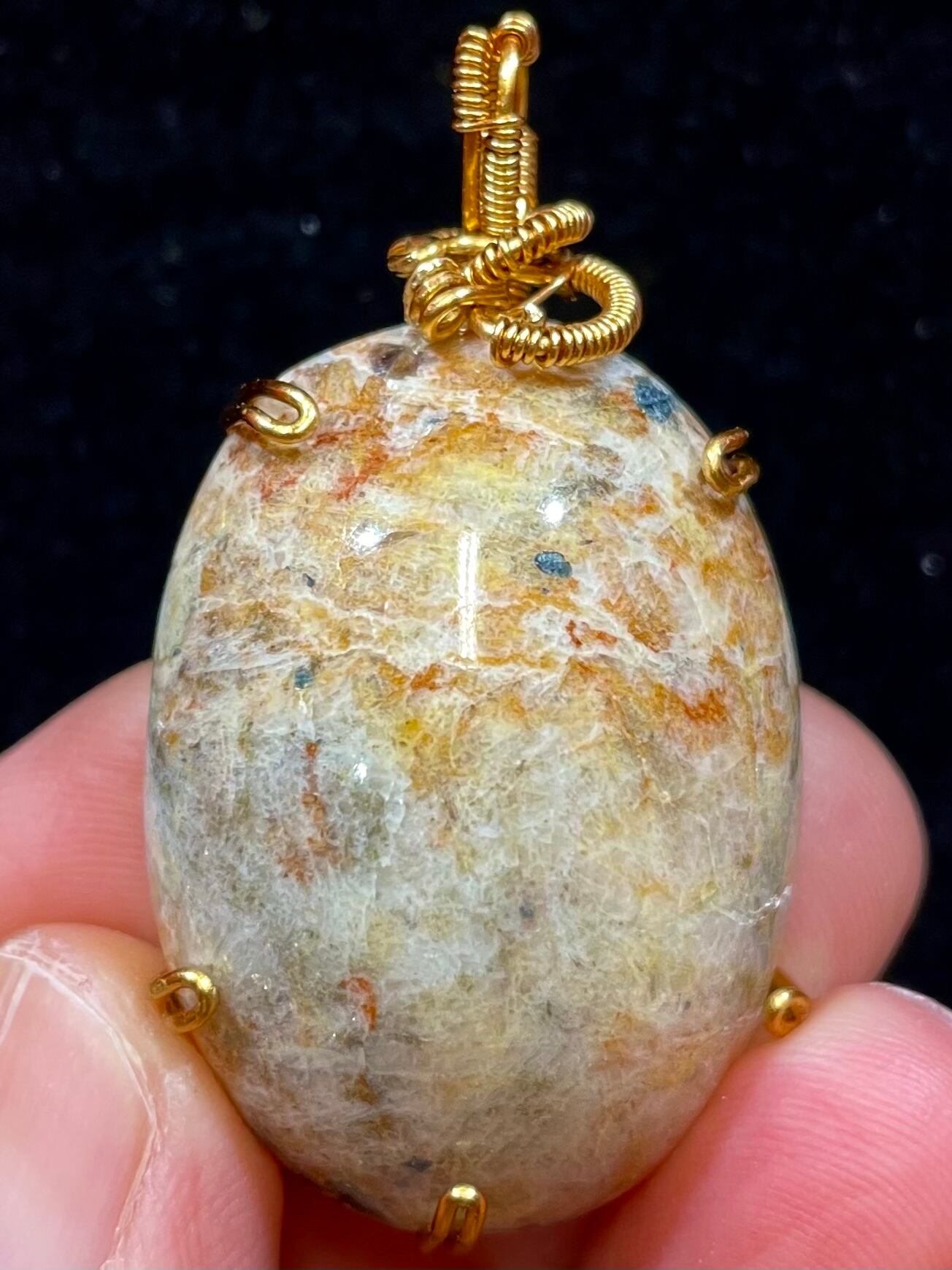 5) 採掘初期「ユーフォラライト44」PT(カボション)