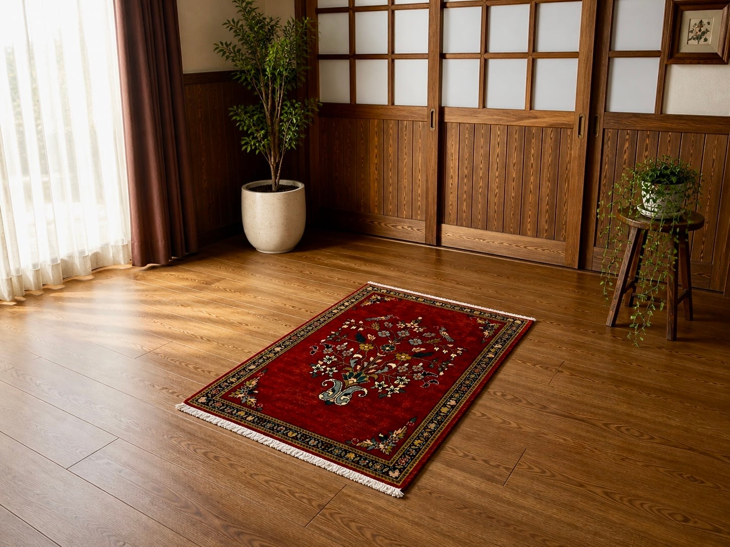 ペルシャギャッベ (ギャベ) 玄関マット No:GP-187 | A's Rug（エーズラグ）
