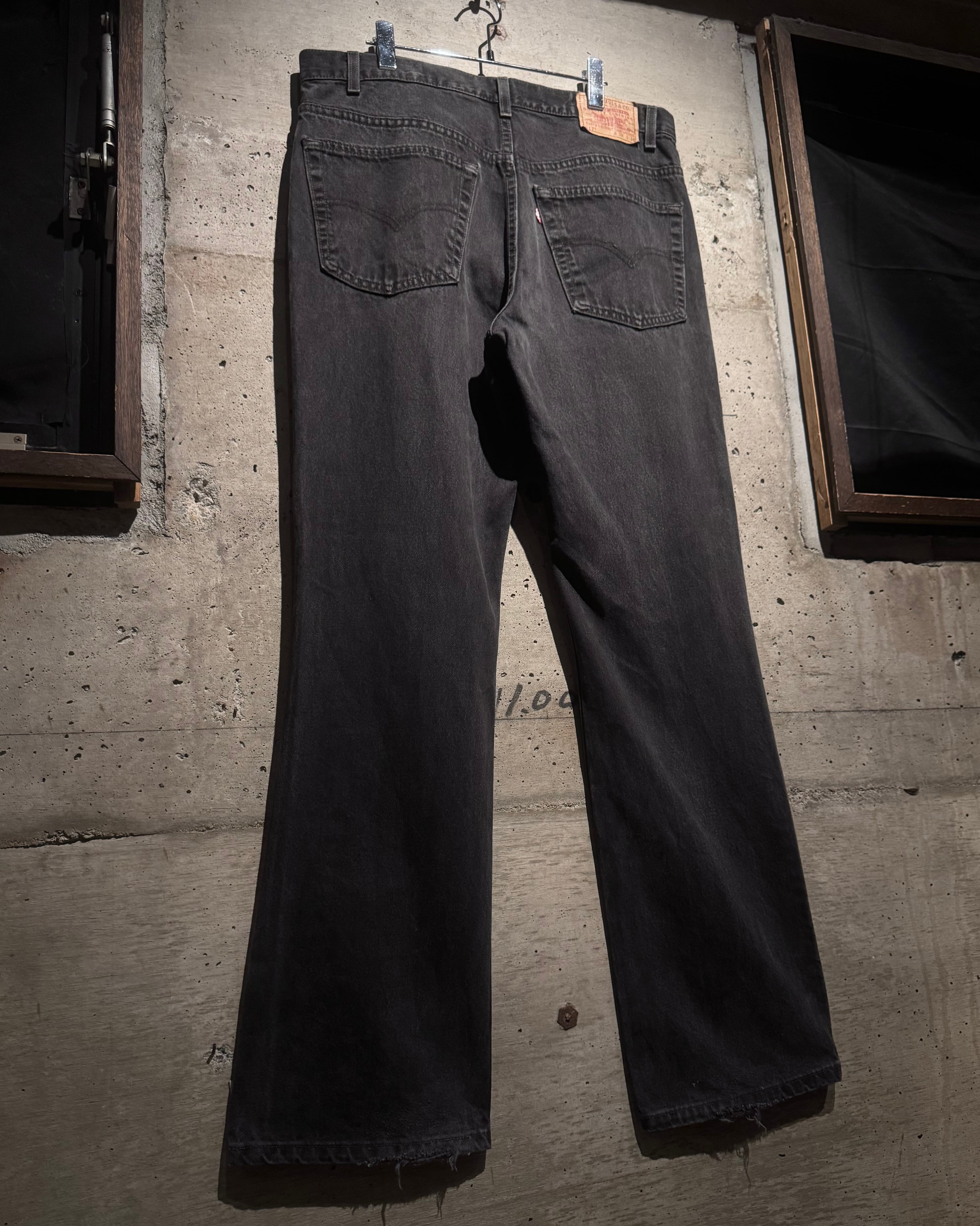 Caka】90's “Levi's” 517 Vintage Black Flare Denim Pants | Caka