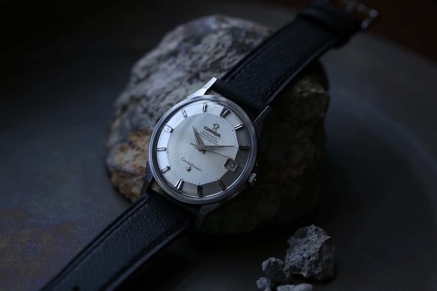 OMEGA】 1962年製 オメガ コンステレーション 12角 デイト バレット