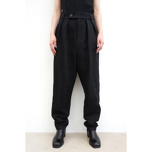 [yolifu] (ヨリフ) yo-23SS-07 Tapered Pants (black)