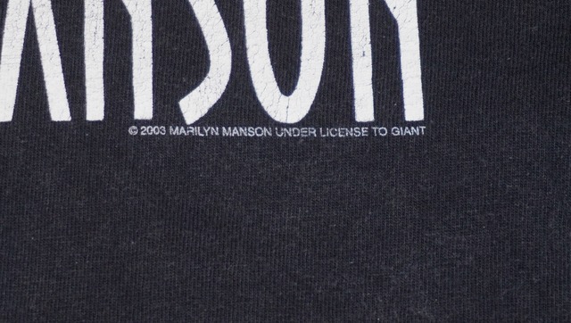 【2XL】マリリンマンソン 2003 ディスイズザニューシット ヴィンテージTシャツ
