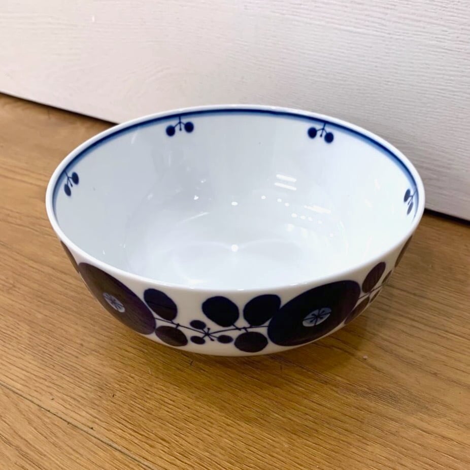 【波佐見焼】【白山陶器】【ブルーム】【ボール】【リース】【L】北欧風 食器 大皿 おしゃれ かわいい