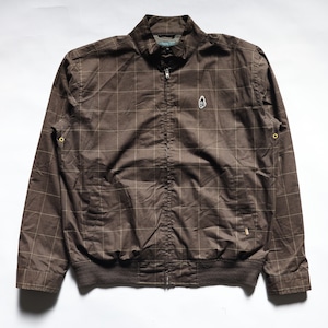 00S STUSSY GLEN CHECK COTTON JACKET