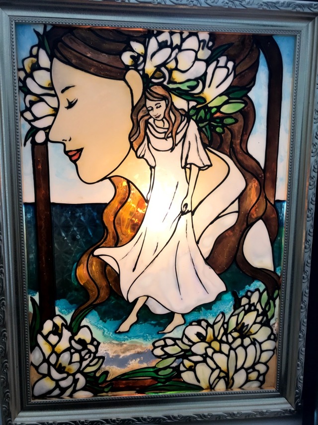 ステンドグラスアート「GuardianAngel」