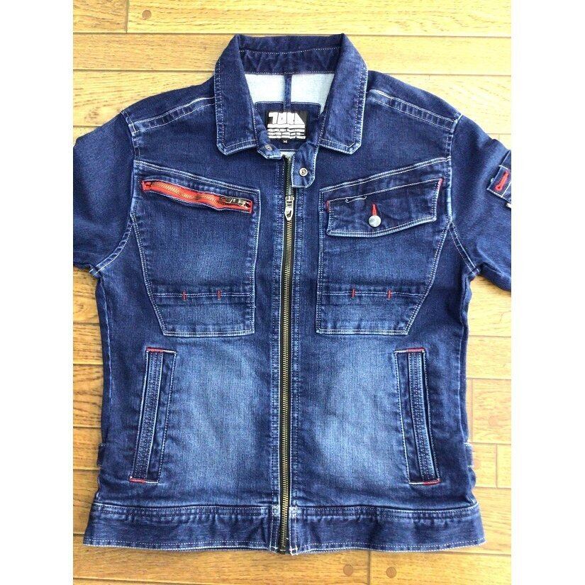 当社と寅壱のコラボ 8941-554 ストレッチデニムライダース 当社と寅壱のコラボ 8941-554 ストレッチデニムライダース