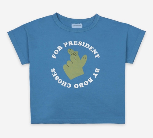 50%off SALE!!【Bobo Choses】ボボショーズ　Fingers Crossed Short Sleeve T-Shirt 海外子供服 Tシャツ