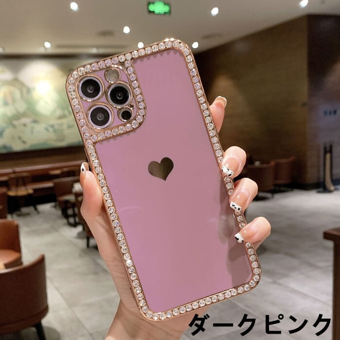 送料無料♡ iPhoneケース スマホケース ラインストーン オシャレ