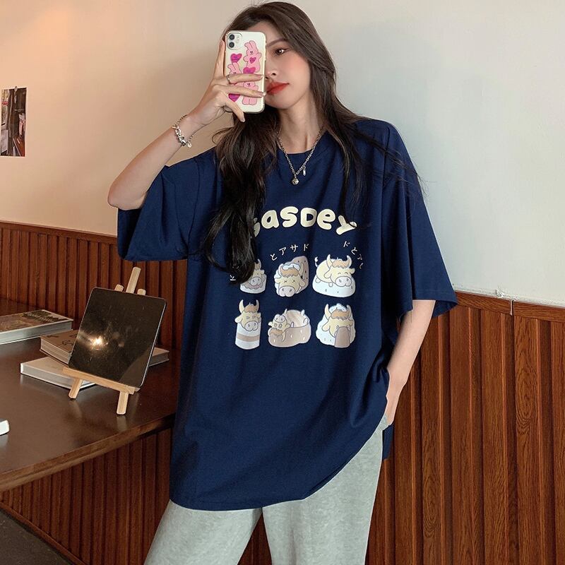 Tシャツ サマールーズスタイル かわいい 夏物 YY-ファッション88362905185