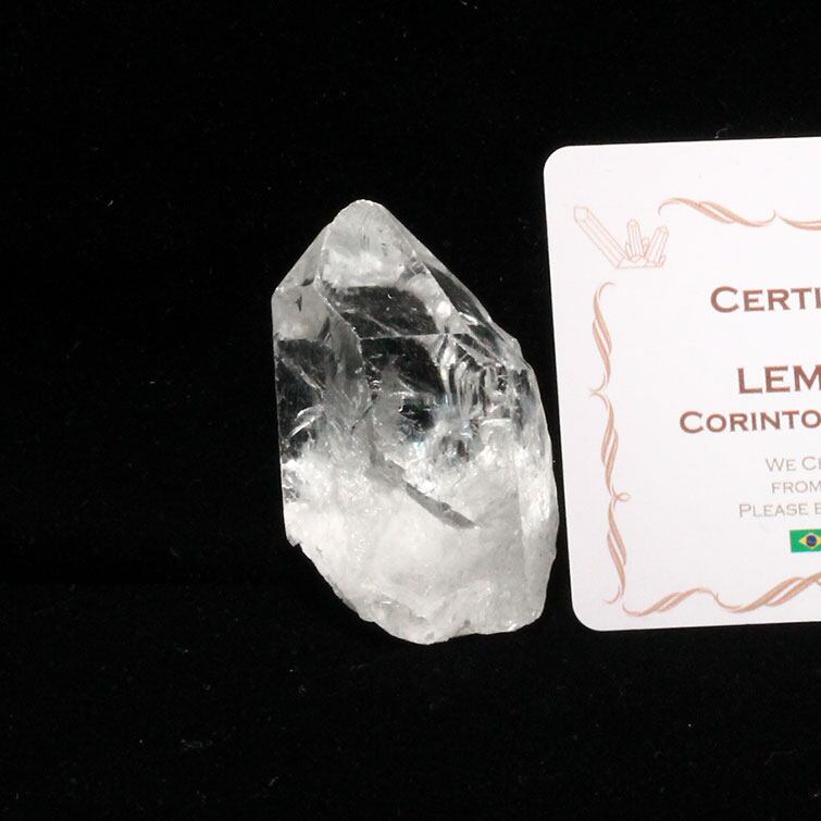 レムリアンシード 水晶 原石 ブラジル ミナスジェライス州 コリント産 証明書付属 一点物 271-284