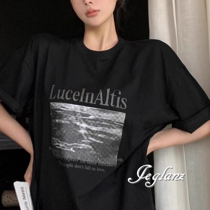Tシャツ ロゴ プリント アメリカン ユニセックス カジュアル 2色(MC367)γα