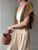 【25aw】Wool100% Cross-kinit Vest_3colors