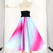 フラダンス 衣装 スカート ブルー系 ククイ 日本製 Kukui 無地 グラデーション ハワイアン アロハ フラ ダンス レッスン 練習 シンプル 華やか 鮮やか かわいい おしゃれ ダンス衣装 水色 ピンク 紫 ハワイアンダンス レディース ブラック系 ピンク系 パープル系 フレア パウスカート 水色系 カラフル ふんわり プリント風 ルームウェア コーデ きれいめ 黒系 ポリエステル 綿 ミックス素材 ハワイアンアロハ