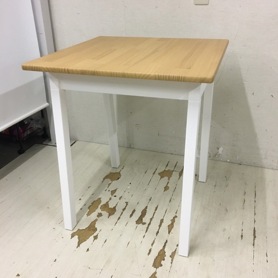 25078 正方形ダイニングテーブル 幅65cm IKEA PINNTORP | リサイクル