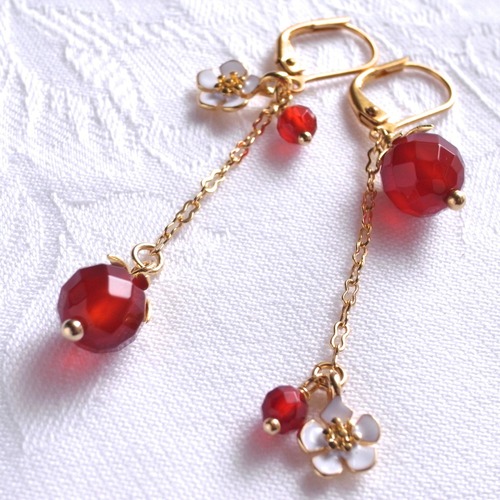 再製作*Fraise【ピアス/イヤリング】