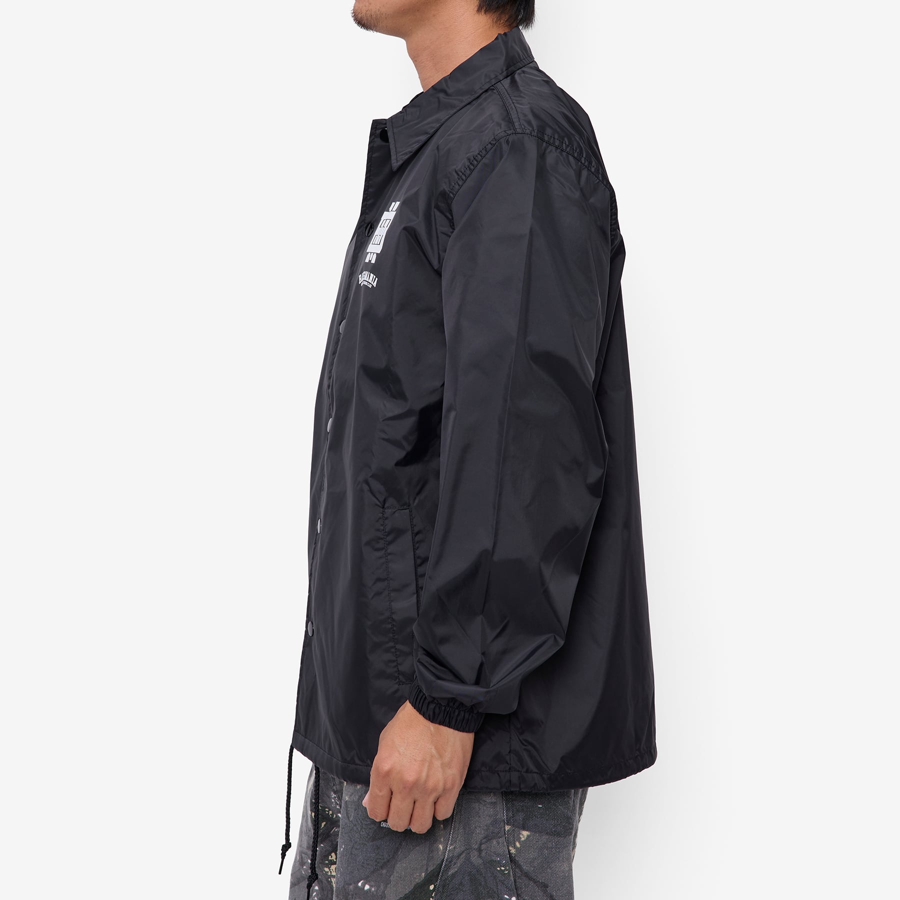 DeepRangebybassmania】 BM Logo Nylon Coach Jacket［BLK
