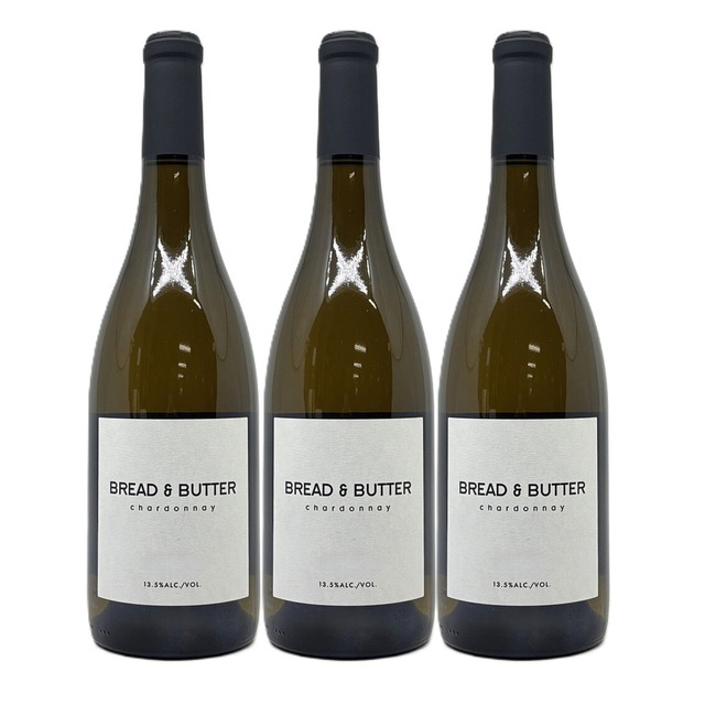 【オトクな3本セット】ブレッド＆バター　シャルドネ　750ml　アメリカ　辛口　白ワイン　Bread & Butter Chardonnay