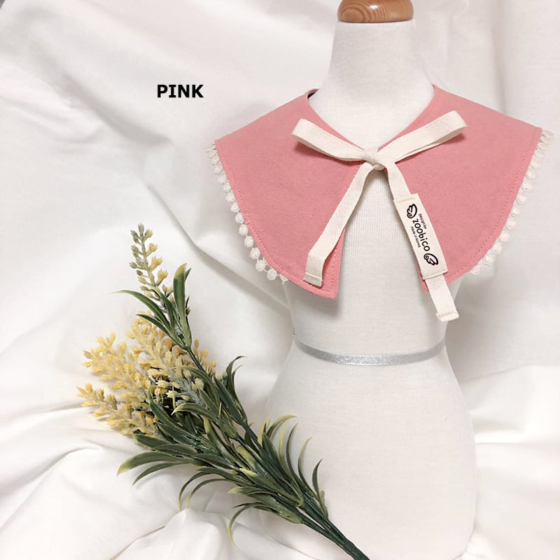 リバーシブルポンポンケープ 2color / 犬服 犬用 ケープ バンダナ