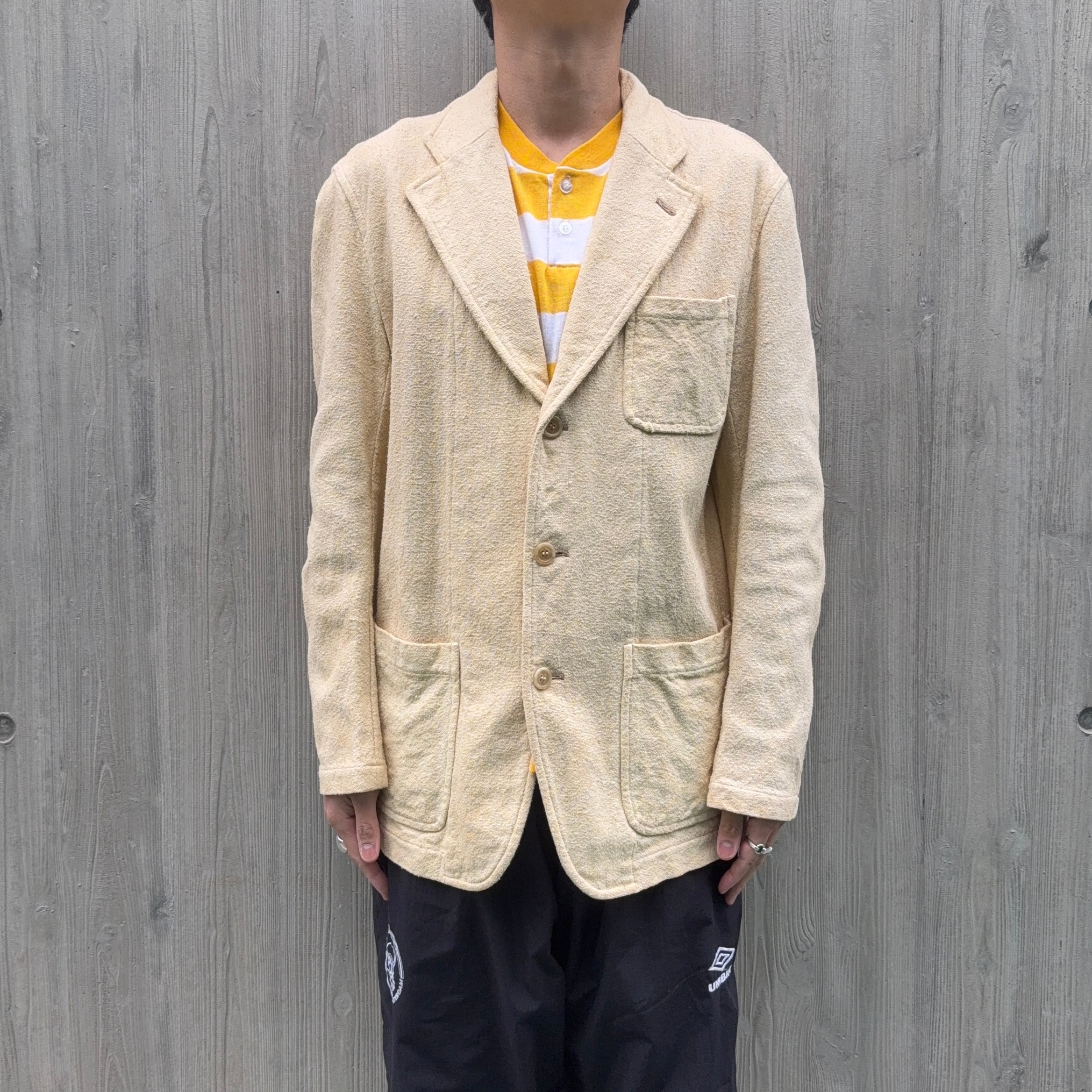 94's “COMME des GARCONS HOMME PLUS” Rayon×Cotton Tailored Jacket