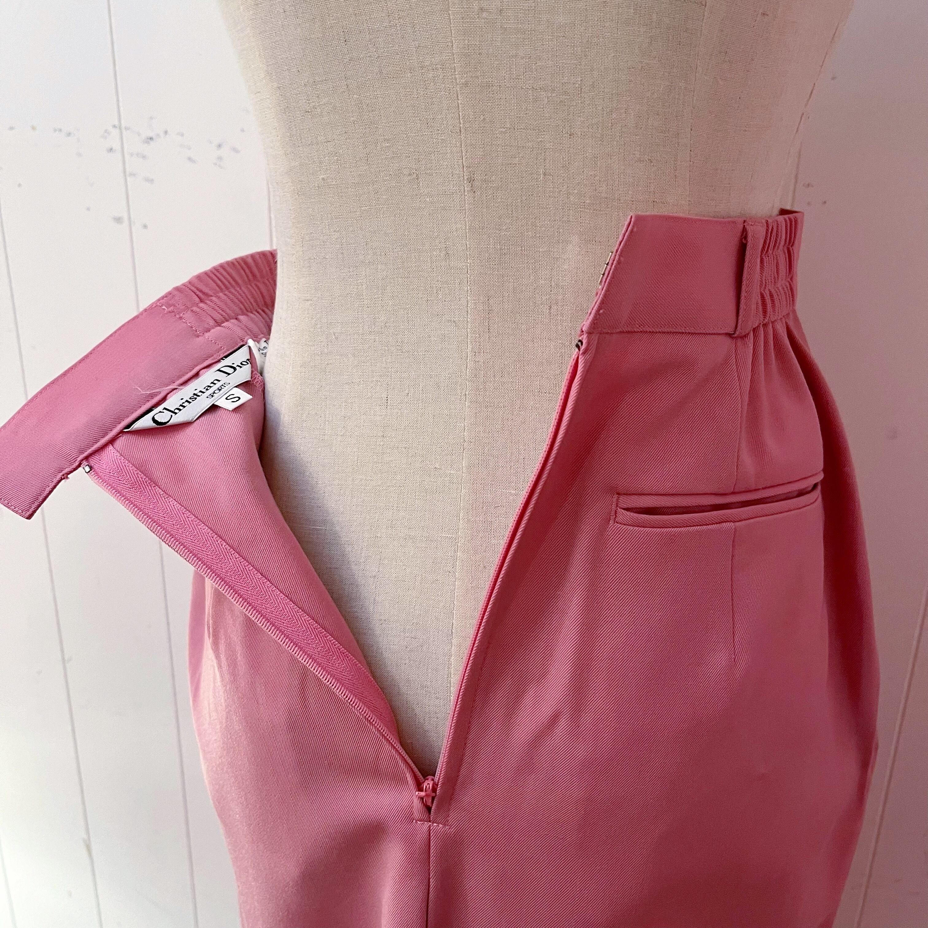 Christian Dior / pink semi tight skirt