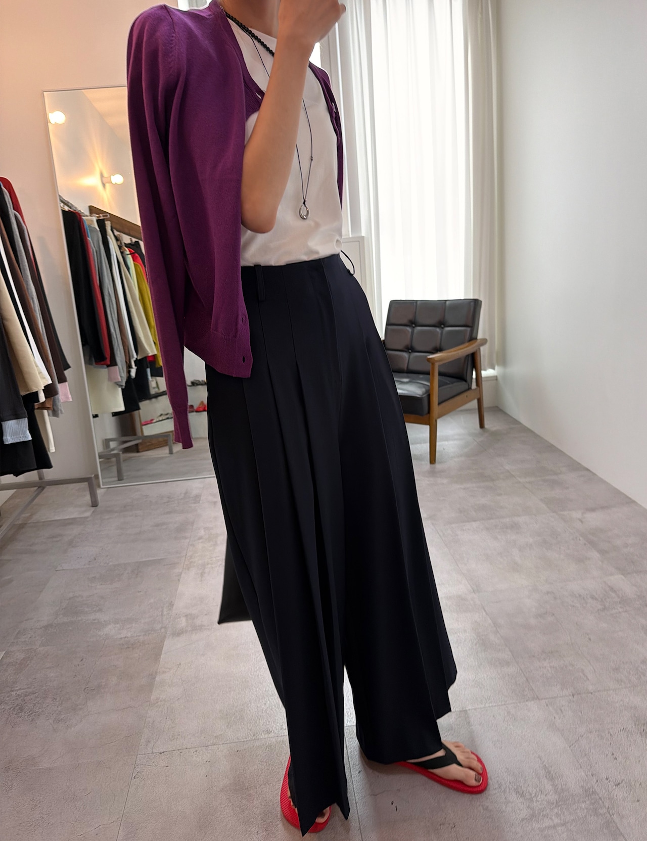 【新作5%OFF・3日間】High TR Slacks_2colors