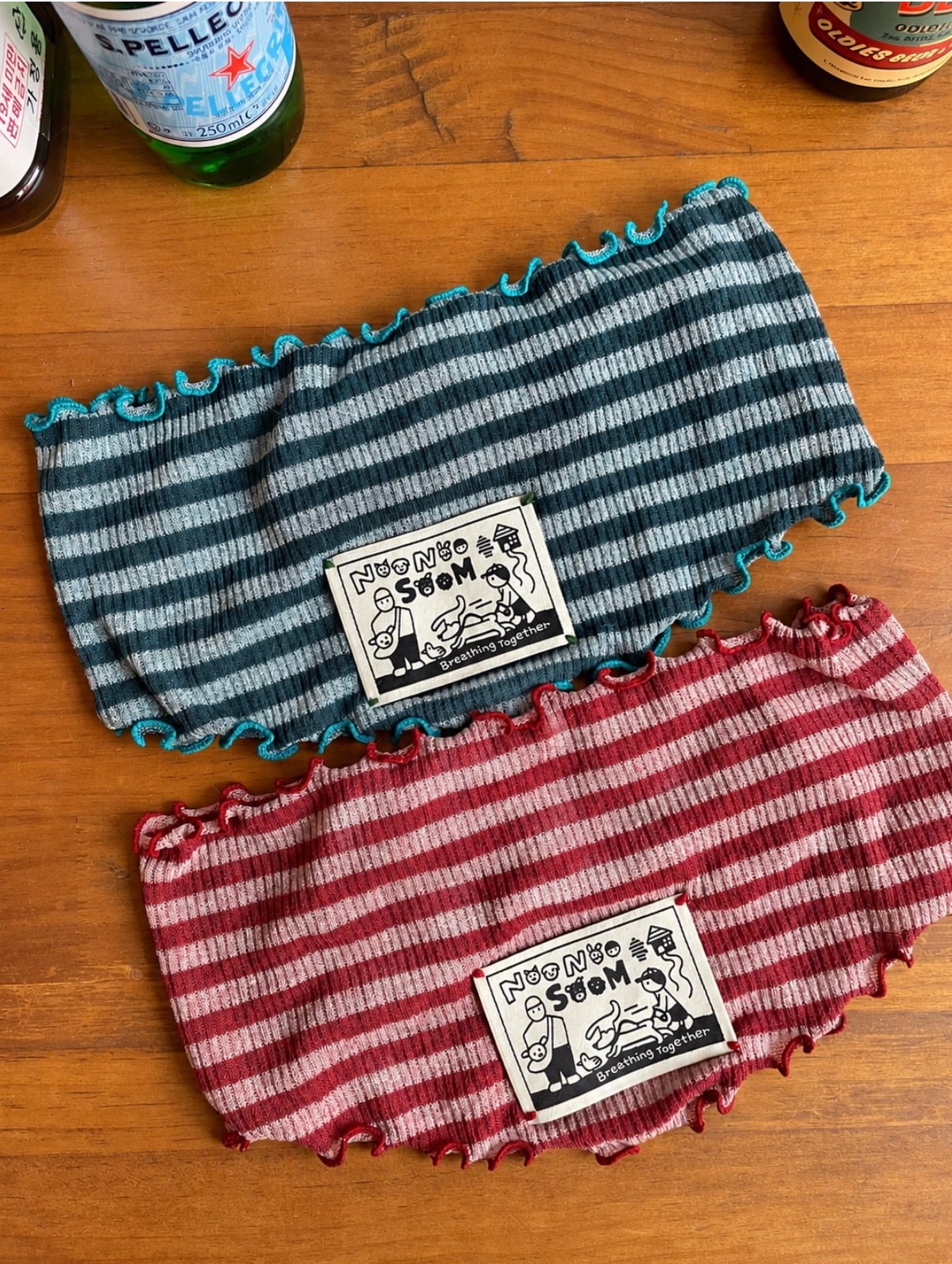 予約【noonoosoom】Stripe Scarf（2color）