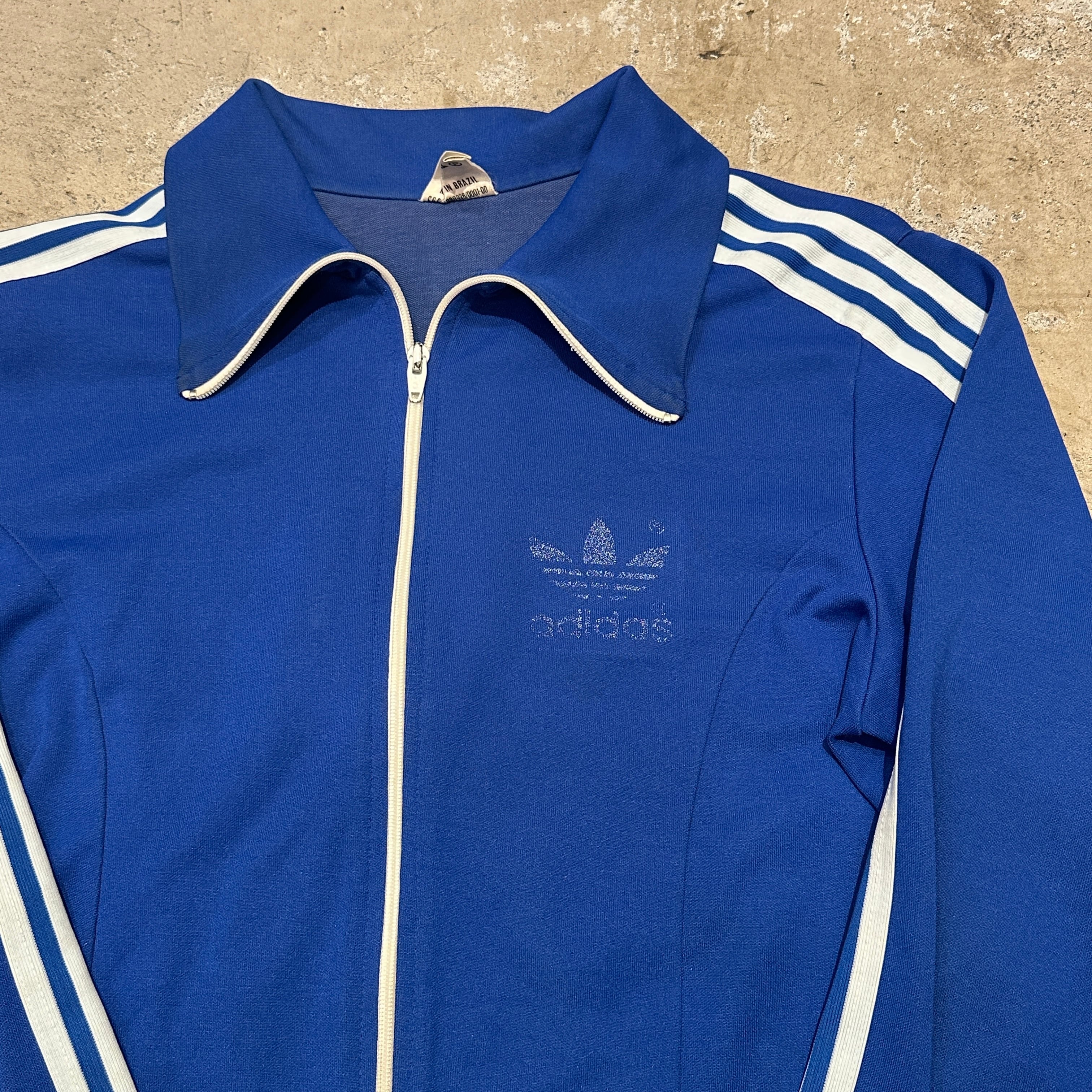 1980'S ADIDAS F/Z TRACK JACKET BLUE BRAZIL | safarionline