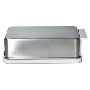 【在庫処分】ヨシカワ EAトCO イイトコ Butter Case（バターケース） 切り分けライン付き 幅16×奥行8.8×高さ5cm ステンレス 日本製 AS0043