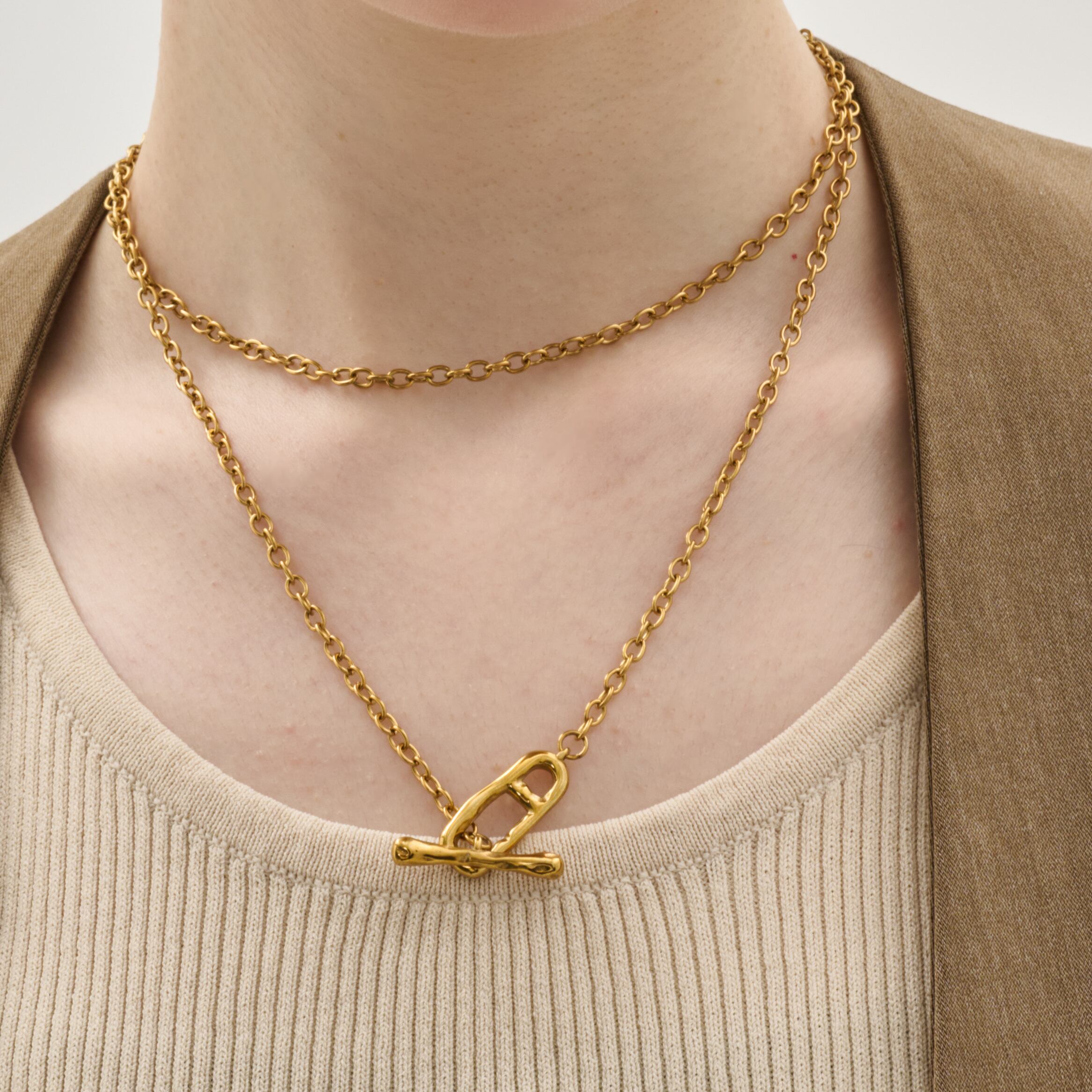 stainless 4way necklace SN098 | RIN. accessory ｜ステンレス